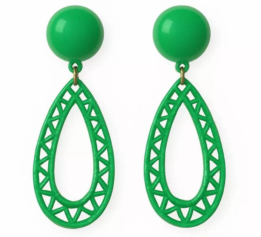 Translation missing: de.Pendientes Flamenca Lágrima hueca en varios colores