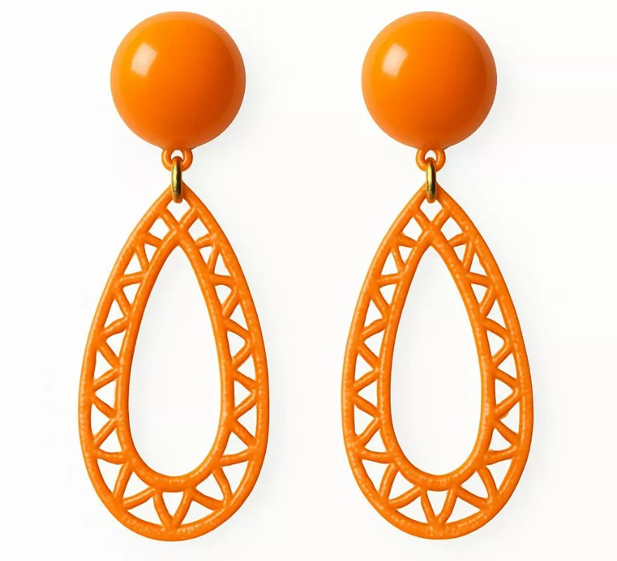 Translation missing: de.Pendientes Flamenca Lágrima hueca en varios colores