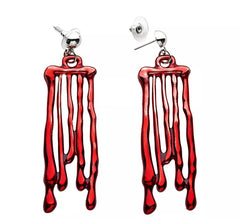 Tropfendes Blut-Halloween-Ohrringe