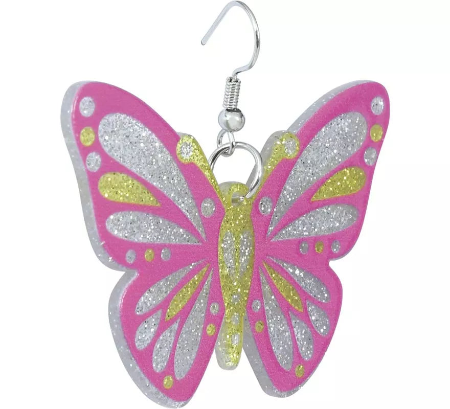 Translation missing: de.Pendientes Mariposa rosas