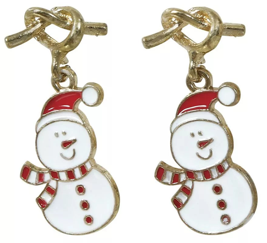 Pendientes Muñeco de Nieve