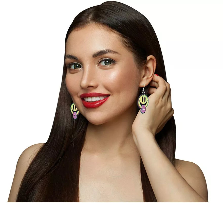 Pendientes Psicodélicos Smile