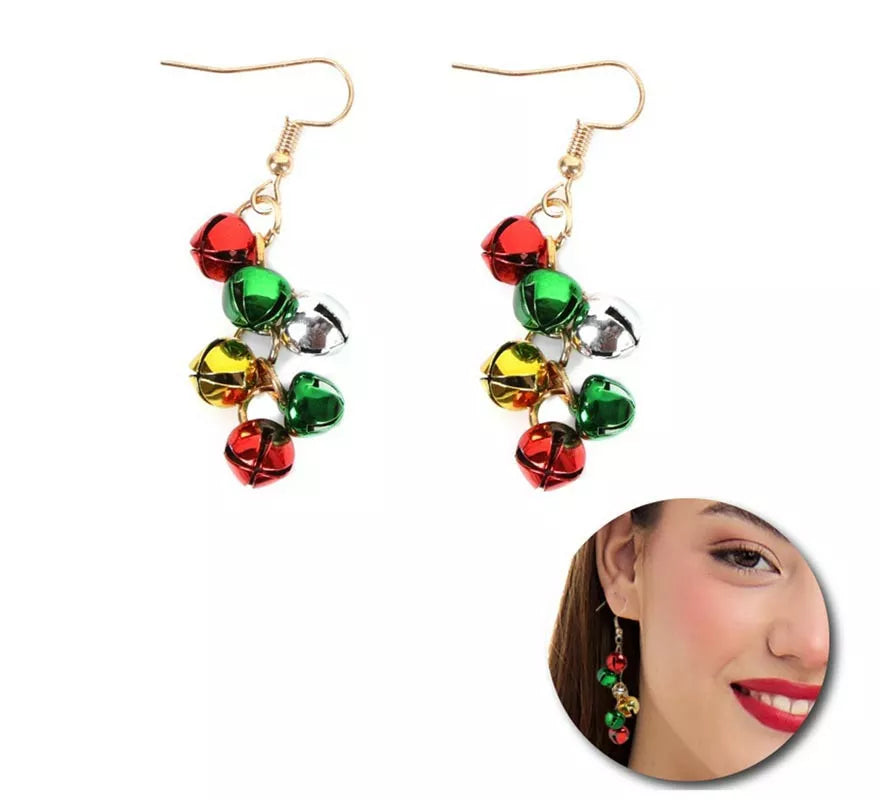 Translation missing: de.Pendientes Ramo de Cascabeles Navidad de 1,5x4 cm