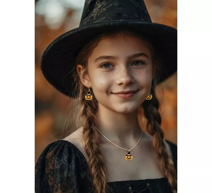Translation missing: de.Pendientes y Collar de Calabaza