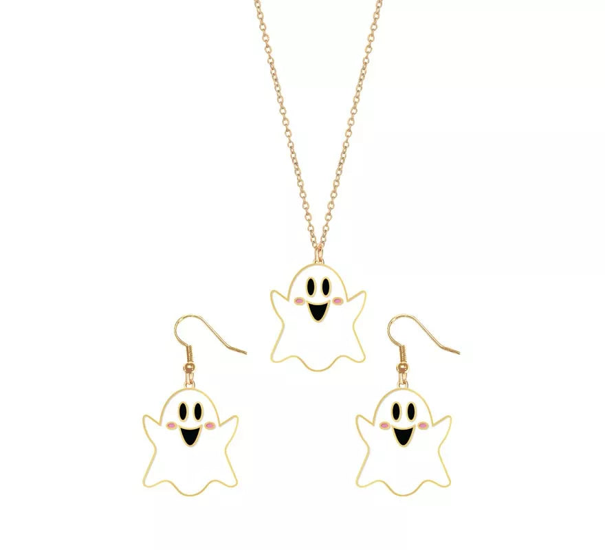 Translation missing: de.Pendientes y Collar de Fantasma