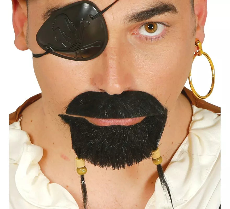 Translation missing: de.Perilla y bigote de Pirata con adornos