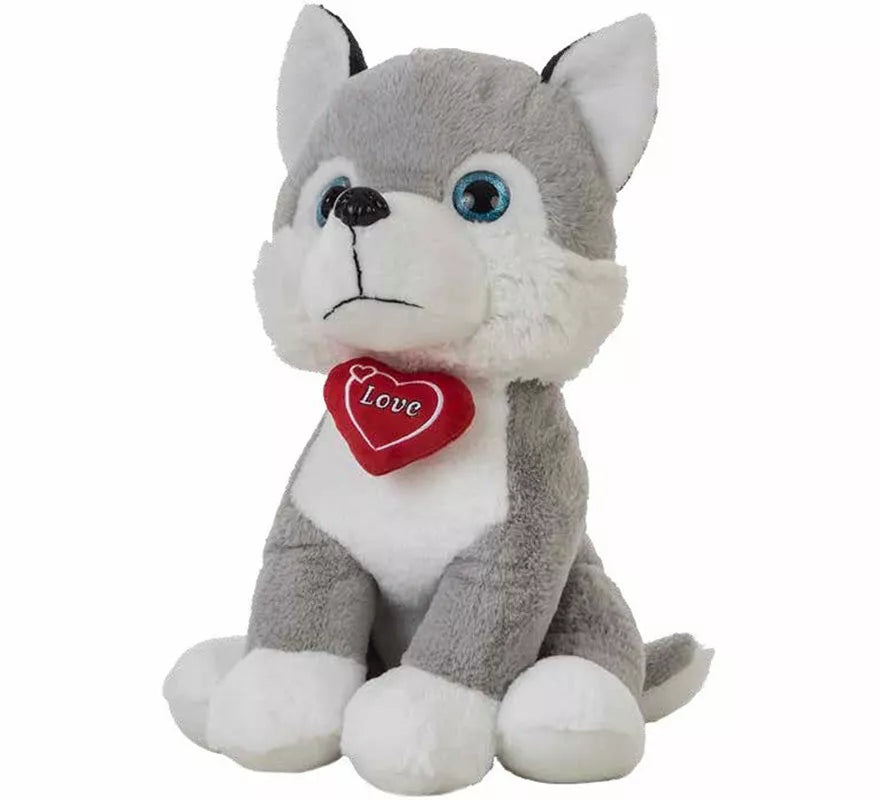 Translation missing: de.Perro Husky con Corazón en varios tamaños