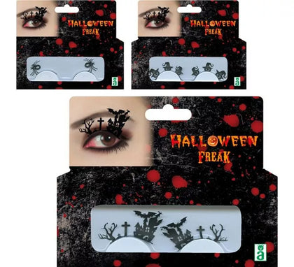 Pestañas Halloween en 3 modelos surtidos
