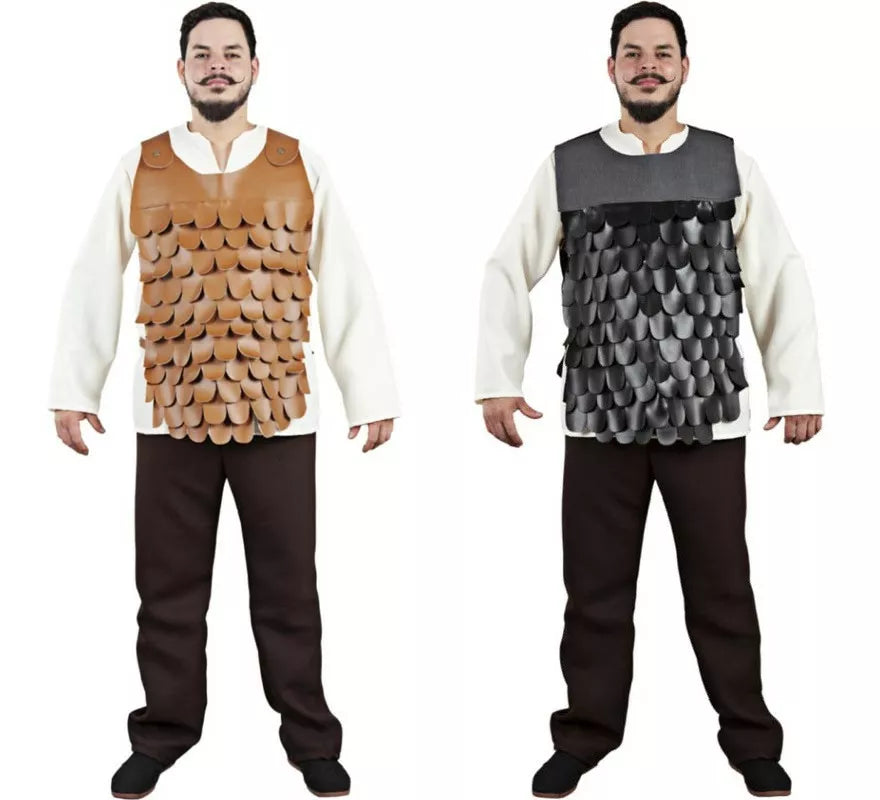 Translation missing: de.Peto o Armadura Medieval de Escamas para hombre en dos colores