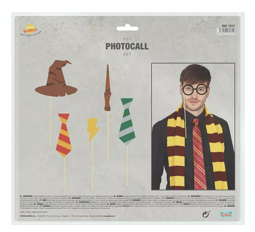 Translation missing: de.Photocall de Estudiante de Magia de 6 piezas