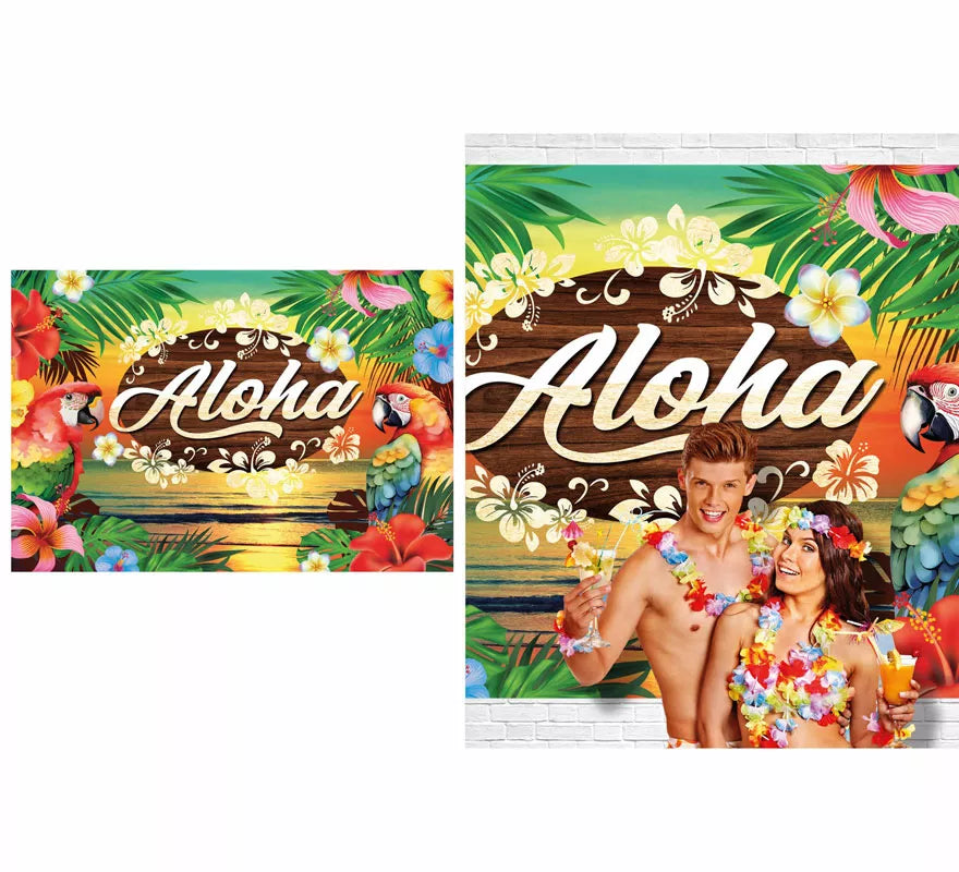 Translation missing: de.Photocall Verano Aloha de 220x140 cm