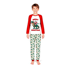 Dinosaurier- Weihnachtspyjamas für Kinder