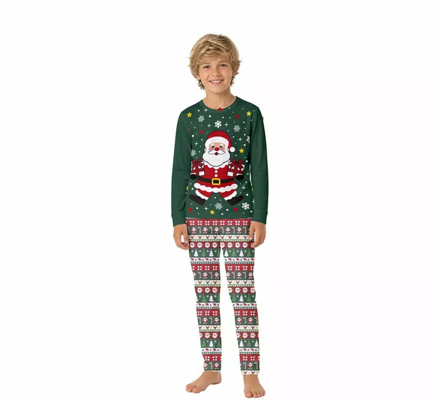 Translation missing: de.Pijama Navideño de Papá Noel de 2 Piezas para niños