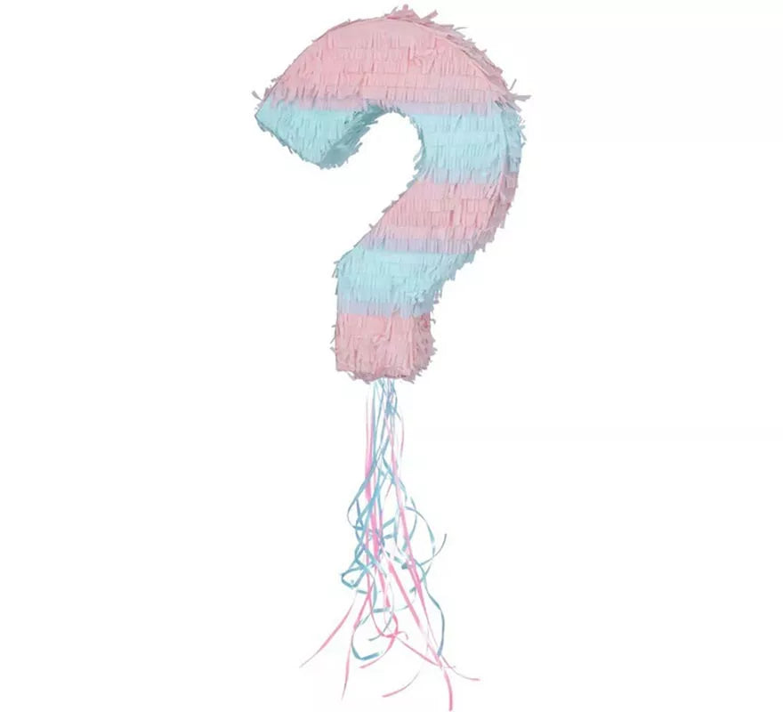 Translation missing: de.Piñata Interrogante Gender Reveal Pull de 35x45 cm