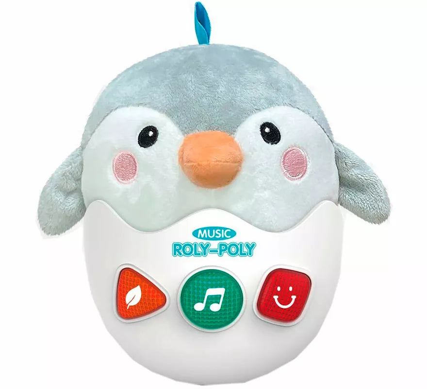 Translation missing: de.Pingüino Huevo Musical con Luz y Sonido de 22 cm