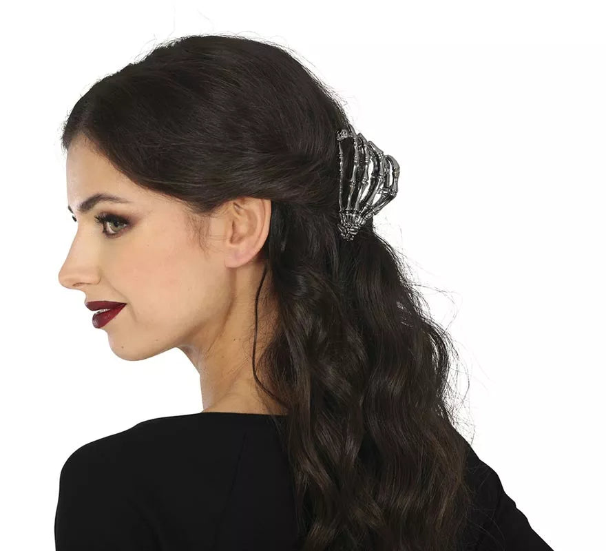 Translation missing: de.Pinza Mano Esqueleto Metal para el Pelo de 8,5 cm