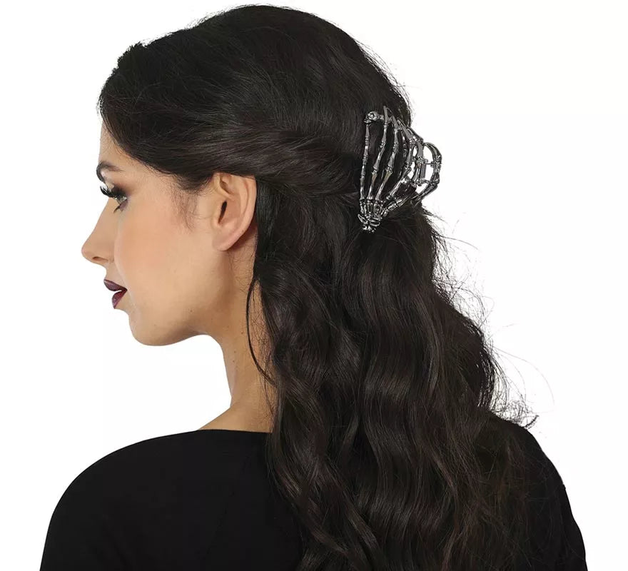 Translation missing: de.Pinza Mano Esqueleto Metal para el Pelo de 8,5 cm