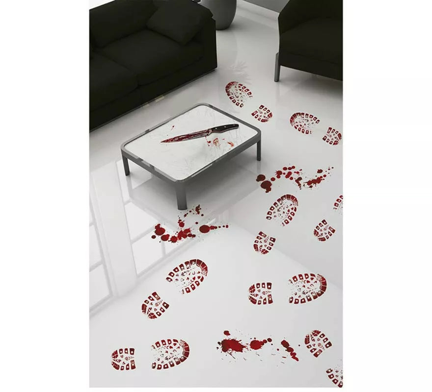 Translation missing: de.Pisadas Botas con Sangre Adhesivas 2x25x70 cm