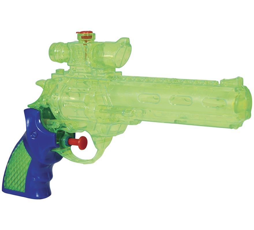 Pistola de Agua Transparente Colores 23 cm