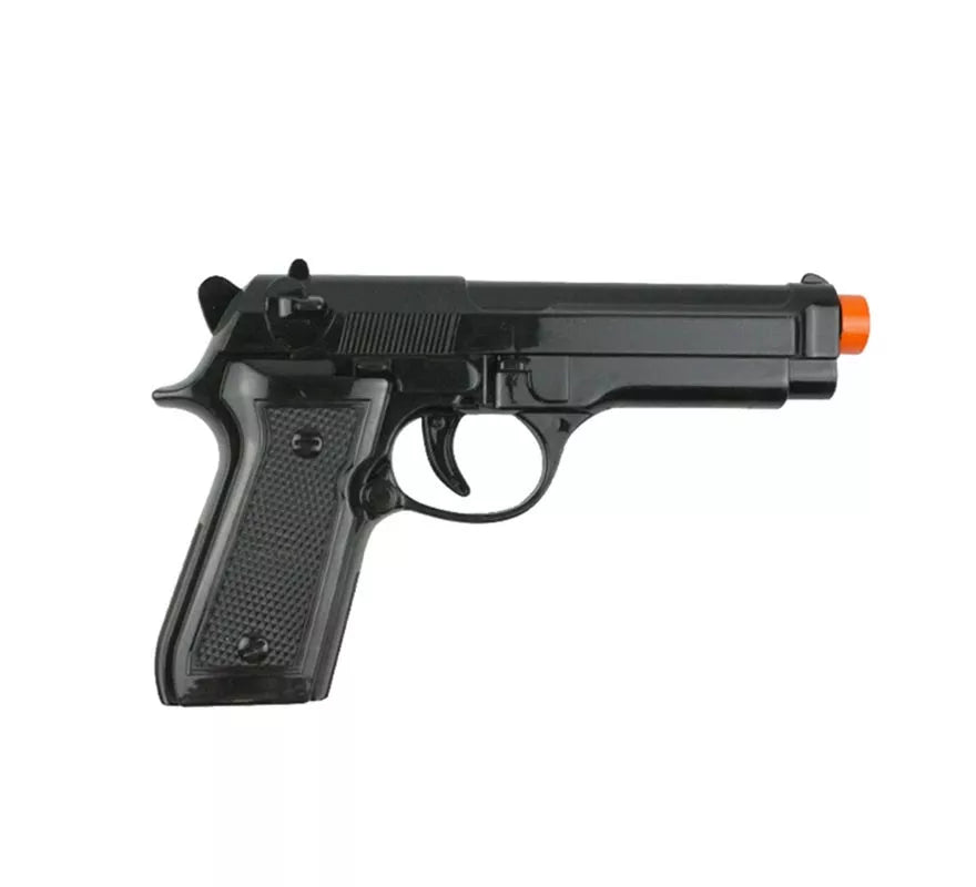 Translation missing: de.Pistola de policía negra de 23x15x3 cm