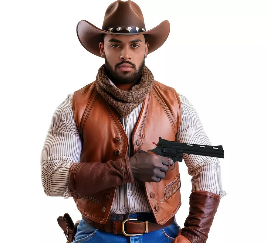 Pistola de Vaquero de 25 cm de Plástico de Juguete