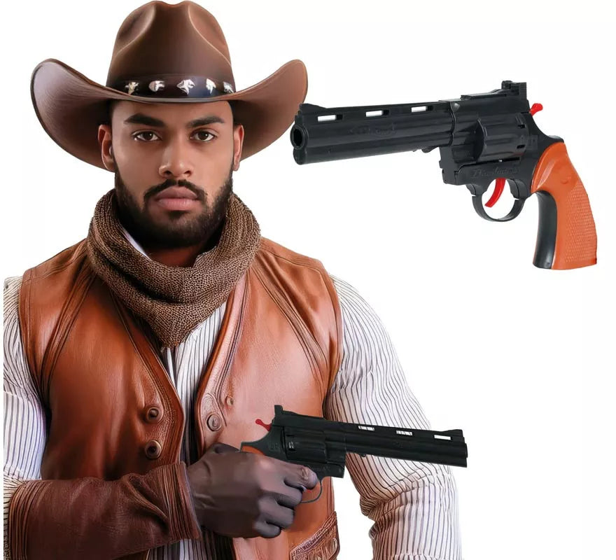 Translation missing: de.Pistola de Vaquero de 25 cm de Plástico de Juguete