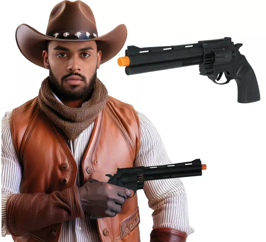 Translation missing: de.Pistola de Vaquero de 32 cm de Plástico de Juguete