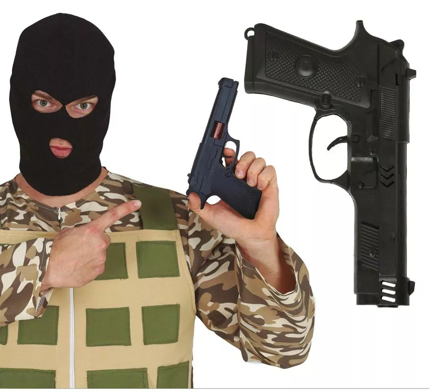 Translation missing: de.Pistola Militar Negra de 23 cm