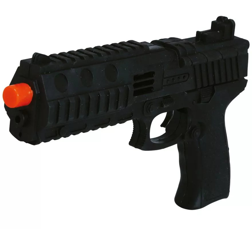 Translation missing: de.Pistola negra de Policía de 28 cm