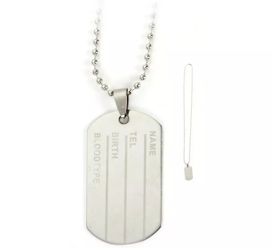 Translation missing: de.Placa de Identificación Militar con cadena de 38 cm