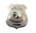 Placa de Policía metálica 7 cm
