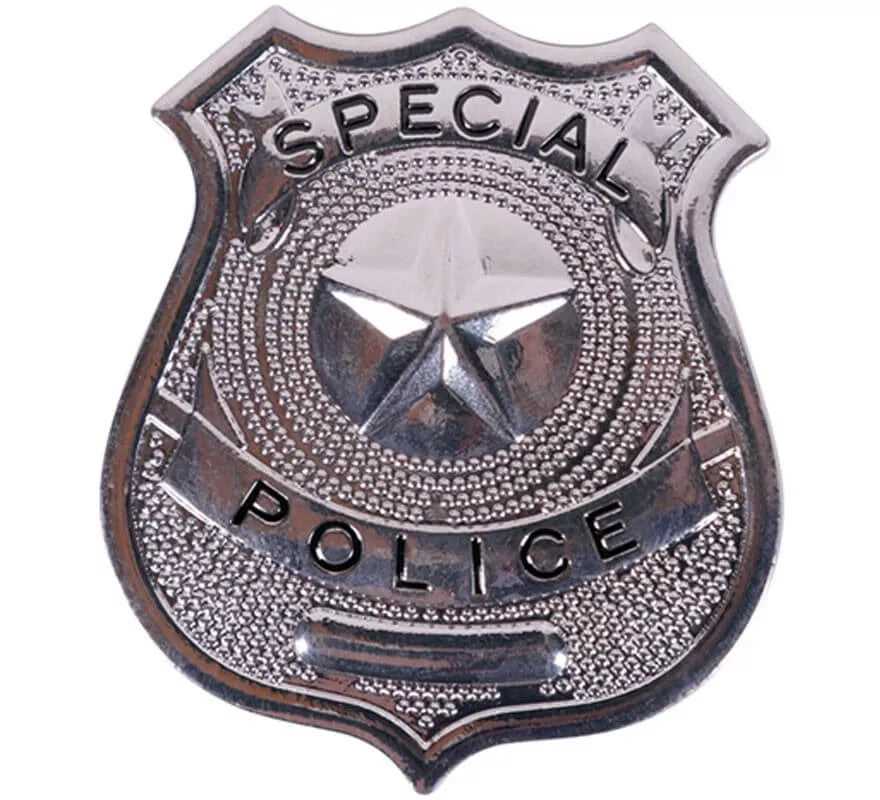 Translation missing: de.Placa de Policía Metálica de 6 cm