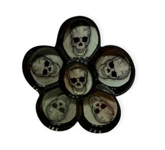 Totenkopf-Snackteller 35x3 cm