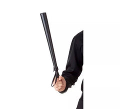 Schwarzer Polizeiknüppel mit Klebeband