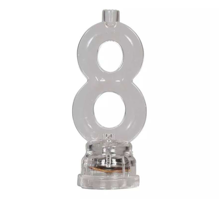 Translation missing: de.Portavela Led Nº 8 con 4 Velas, de 13 cm