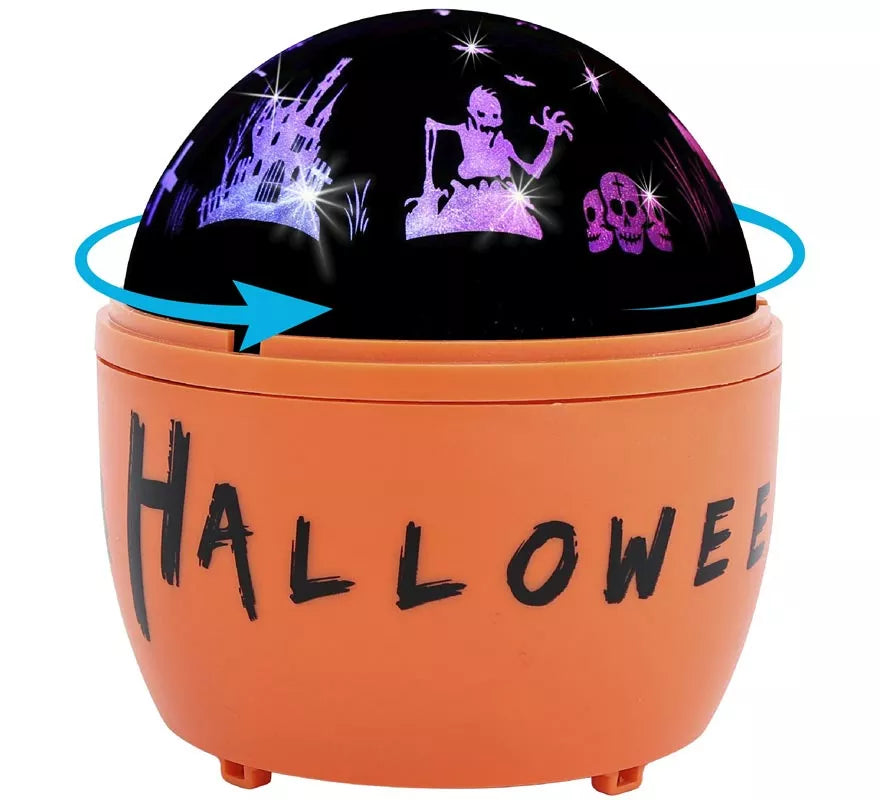 Translation missing: de.Proyector Led Giratorio Halloween de 11.5x11.5x13 cm