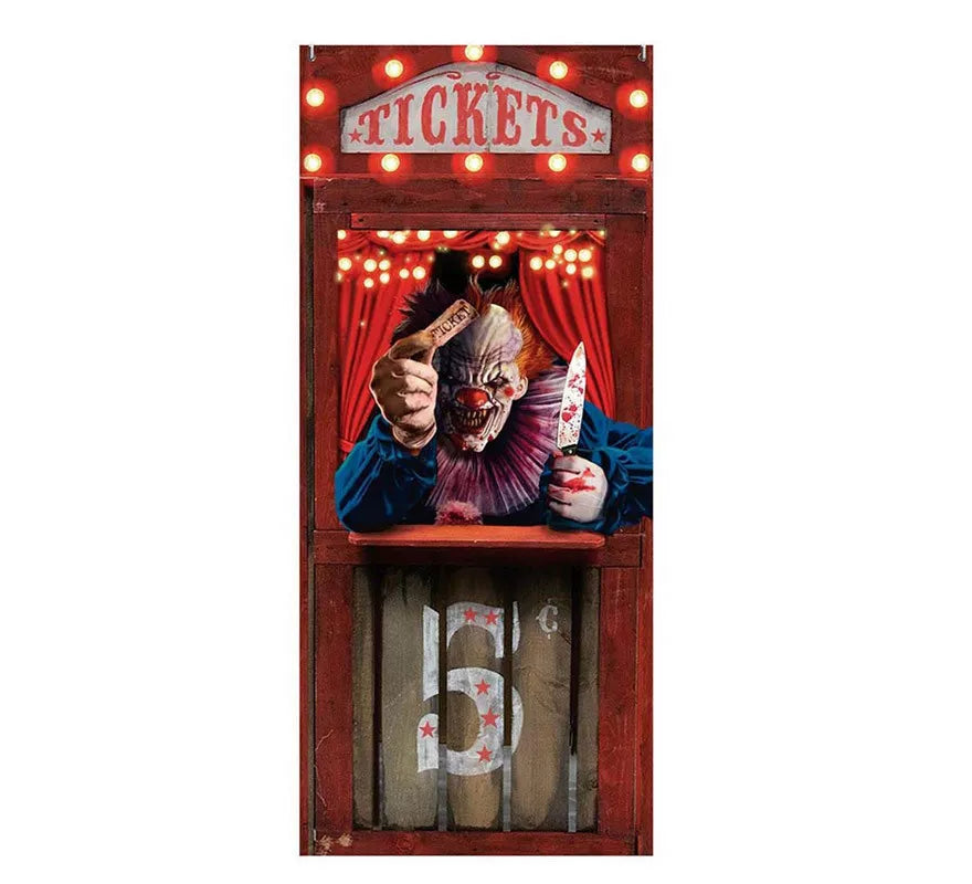 Translation missing: de.Puerta Circo del Horror Decorativa de 80X180 cm
