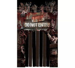 „Tür mit Vorhang Zombies “ „ Danger “ „145x240 cm“