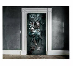 Dekorative Zombie-Angriffstür 80 x 180 cm