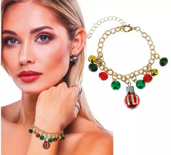 Weihnachtsbaumkugel-Armband