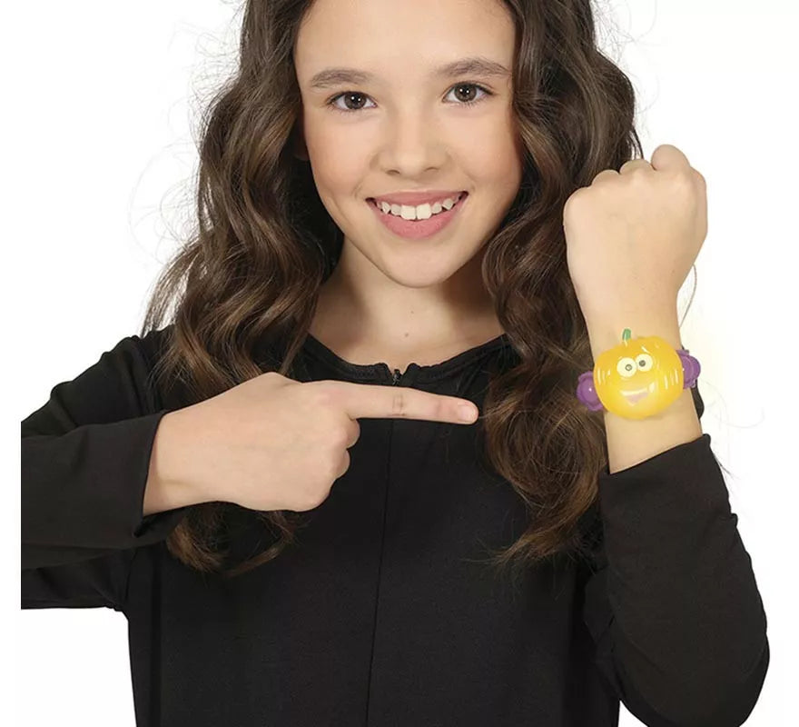 Pulsera Calabaza con Luz de 18 cm
