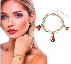 Weihnachtsglocken und Rohrarmband