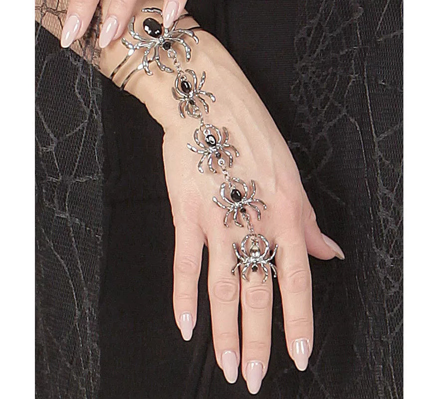 Translation missing: de.Pulsera con Anillo de Arañas