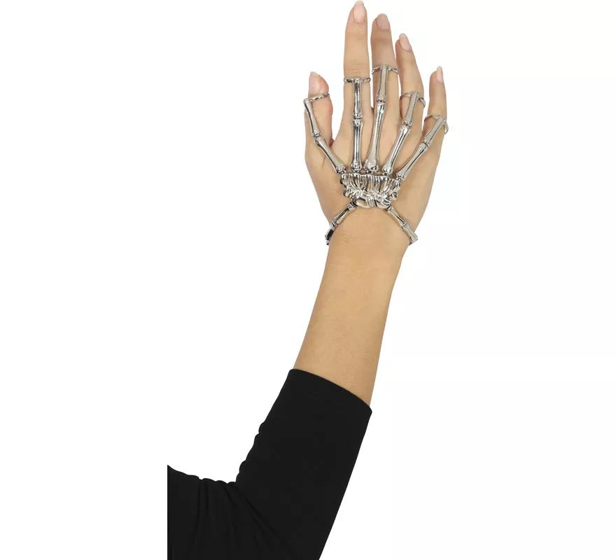Pulsera con Anillos Esqueleto Metal
