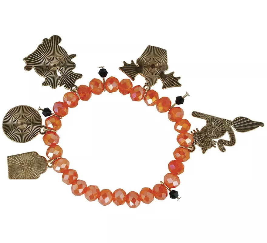 Translation missing: de.Pulsera con Figuras Naranja para Halloween