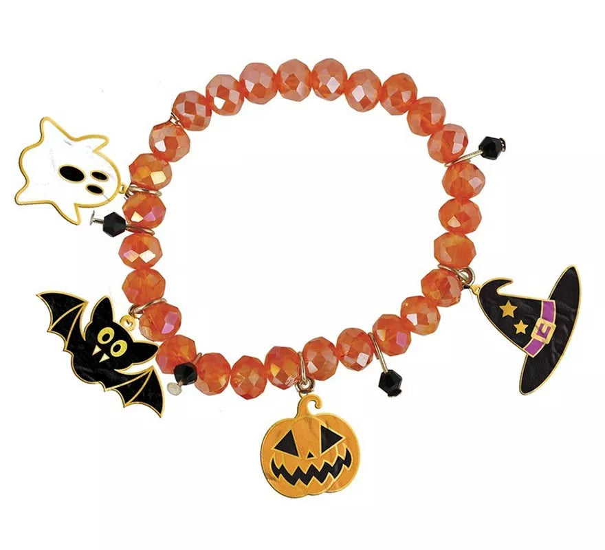Translation missing: de.Pulsera con Figuras Naranja para Halloween