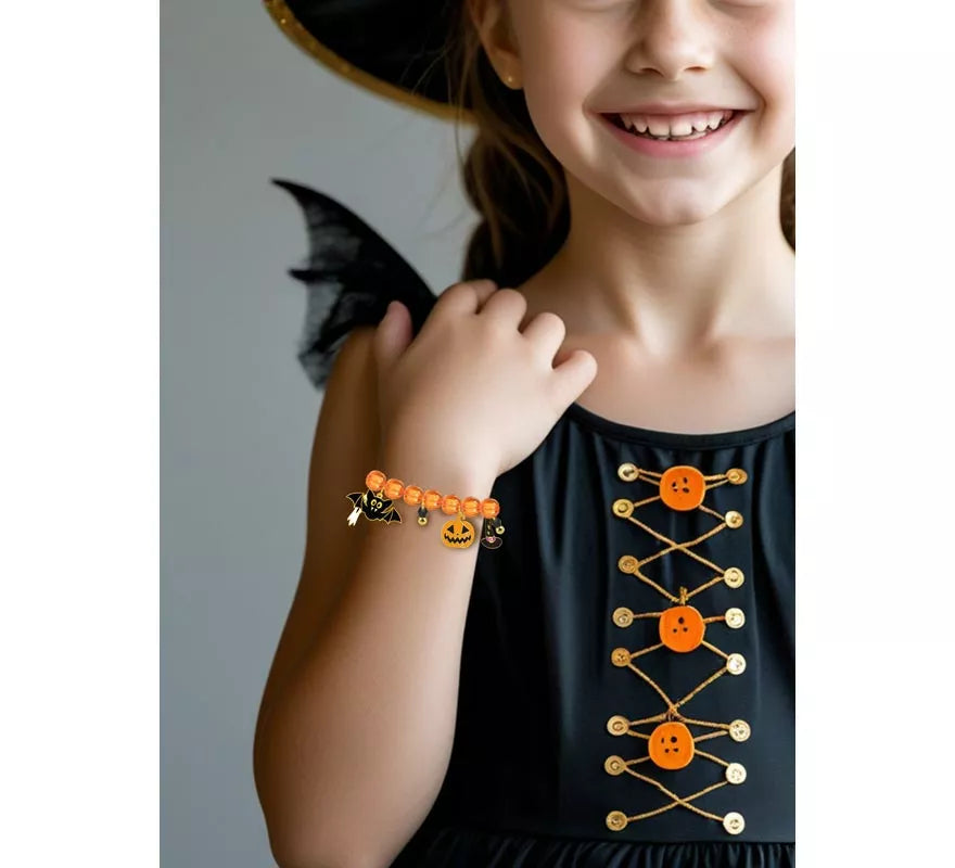 Translation missing: de.Pulsera con Figuras Naranja para Halloween