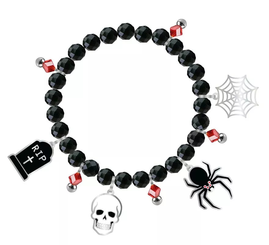 Translation missing: de.Pulsera con Figuras negra para Halloween