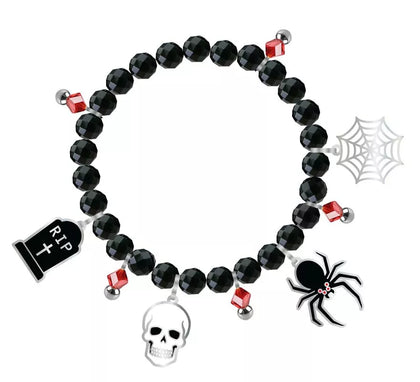 Pulsera con Figuras negra para Halloween