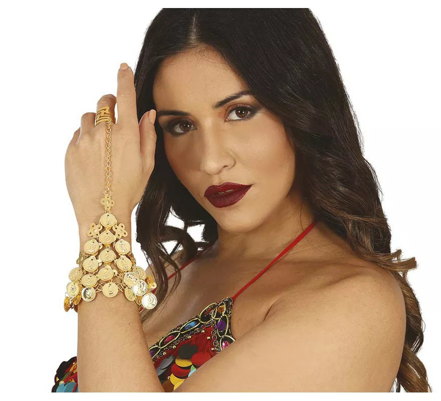 Translation missing: de.Pulsera con Medallas Oro